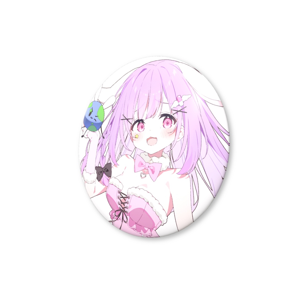 わーるど缶バッジ ~うさぎ記念描き下ろしイラスト~