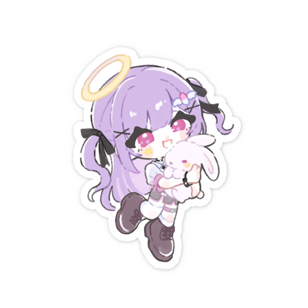 わーるどぴょんぴょんステッカー ~うさぎ記念描き下ろしイラスト~
