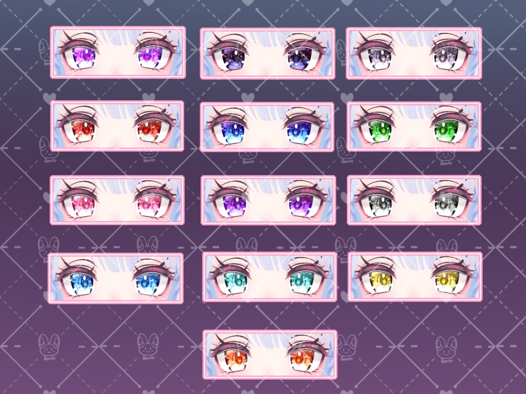 「セレスティア専用」瞳&メイクテクスチャ