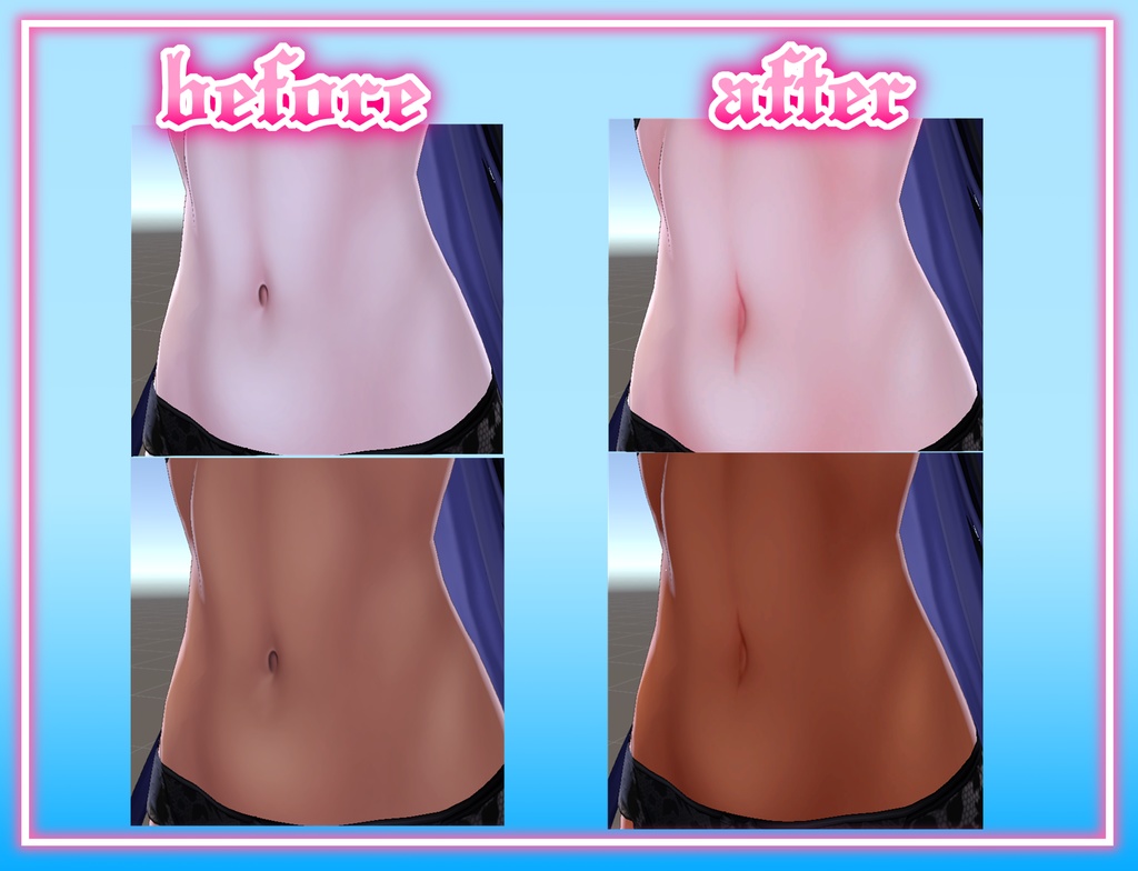 「Lasyusha〈ラシューシャ〉専用」瞳&メイクテクスチャ(顔、体)