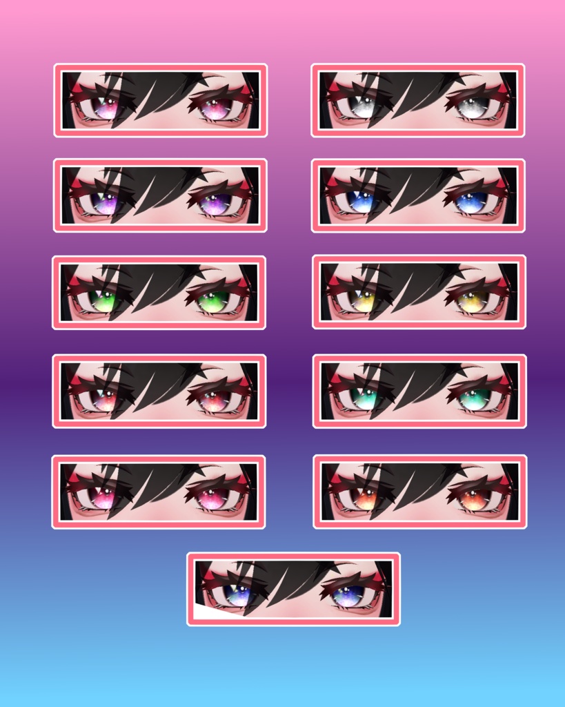 「Lasyusha〈ラシューシャ〉専用」瞳&メイクテクスチャ(顔、体)