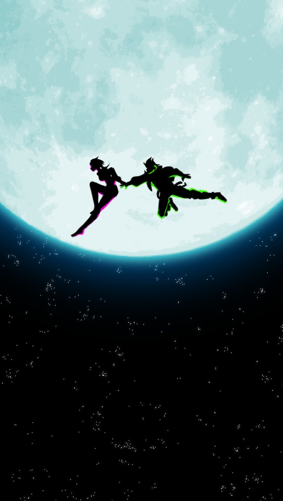 【無料】サイバーパンクエッジランナーズ:fanart【待ち受け画像】