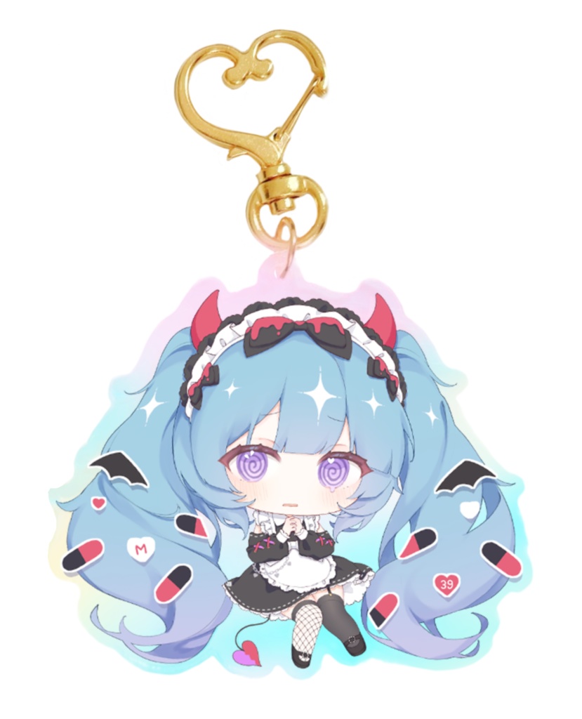 あくまミクさんアクキー