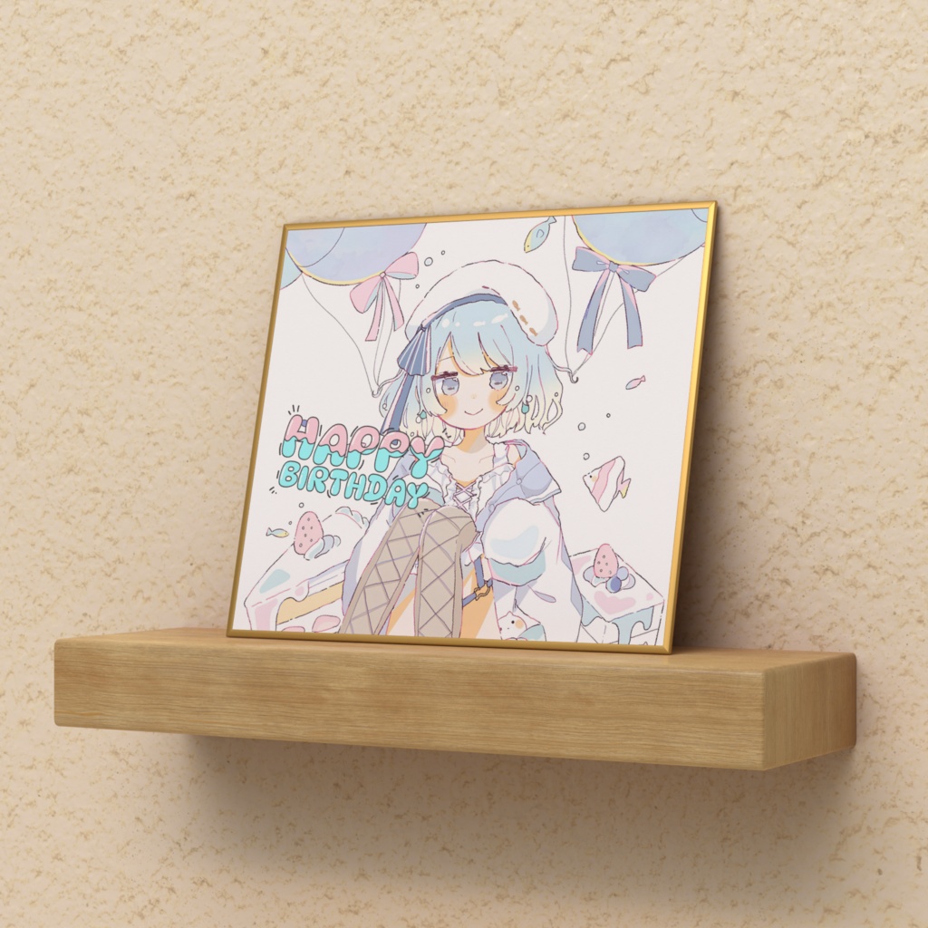 生誕祭グッズ 色紙 / UruriRapis Goods - colored paper