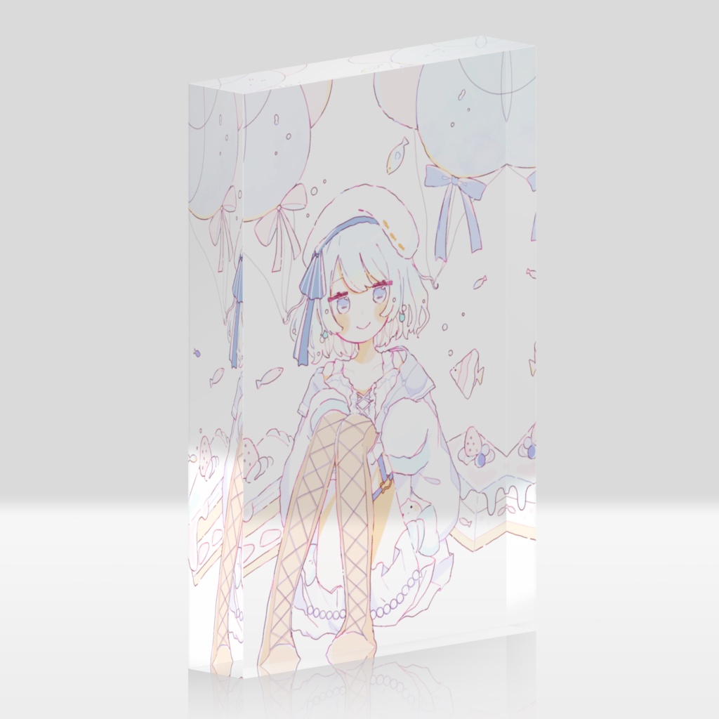 生誕祭グッズ アクリルブロック / UruriRapis Goods - AcrylicBlock