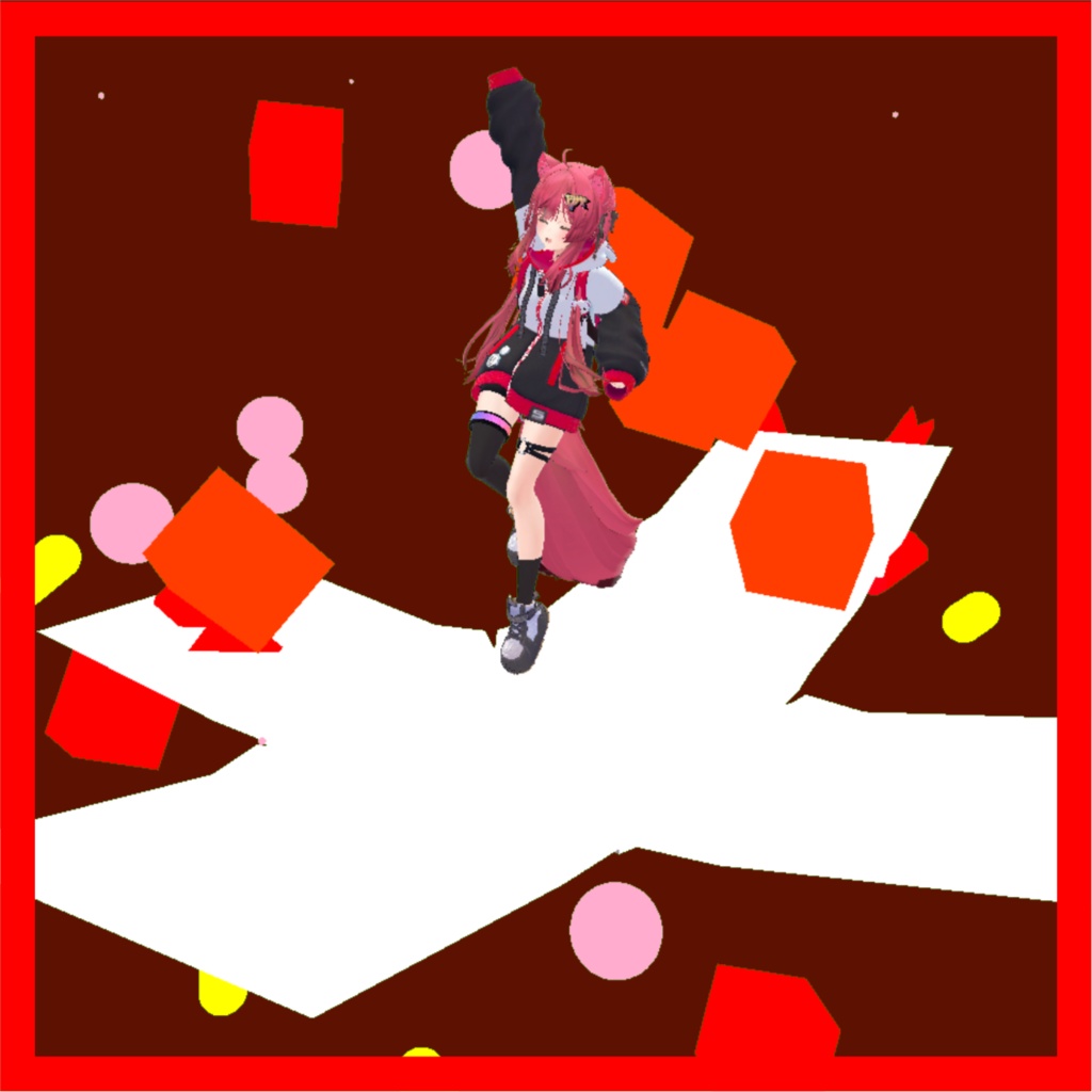 【VRC対応】プレゼントボックスから飛び出すエモート