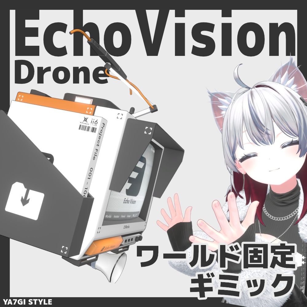 Echo Vision Drone ワールド固定ギミック