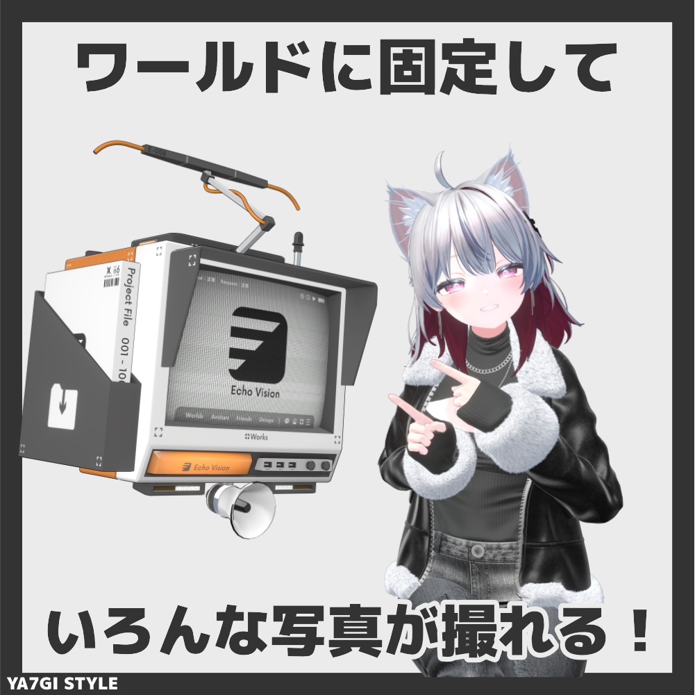 Echo Vision Drone ワールド固定ギミック