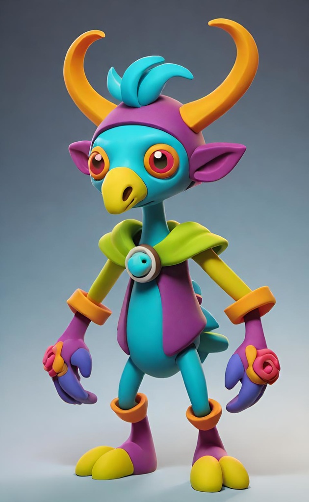 Colorful Fantasy Creature