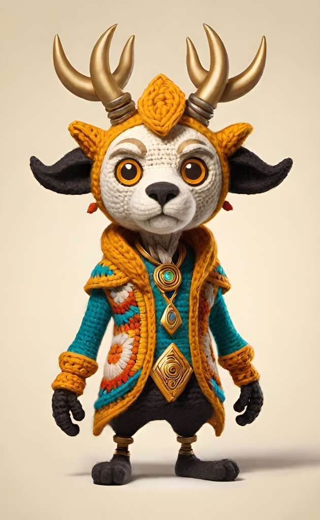 Knitted Forest Guardian