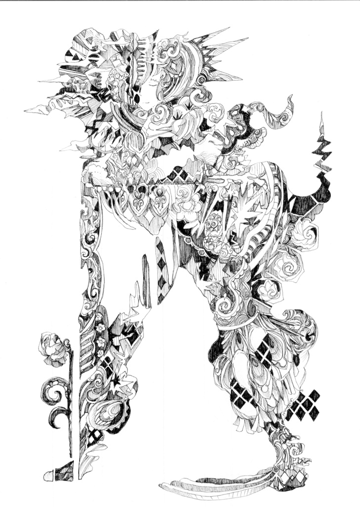 原画【不屈彩天】