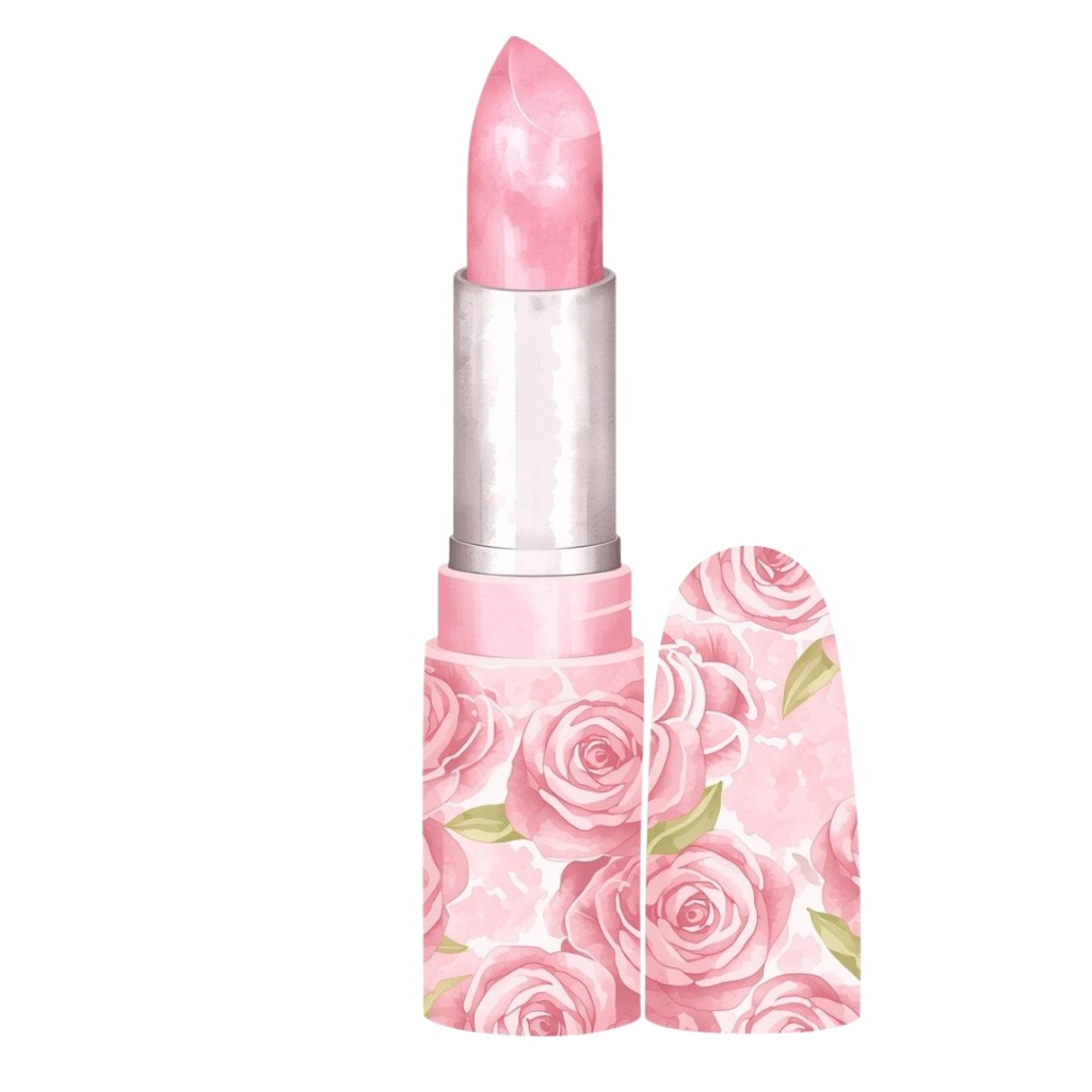 【薔薇模様コスメ】水彩アンティーク風クリップアート17点セット | PNG背景透過