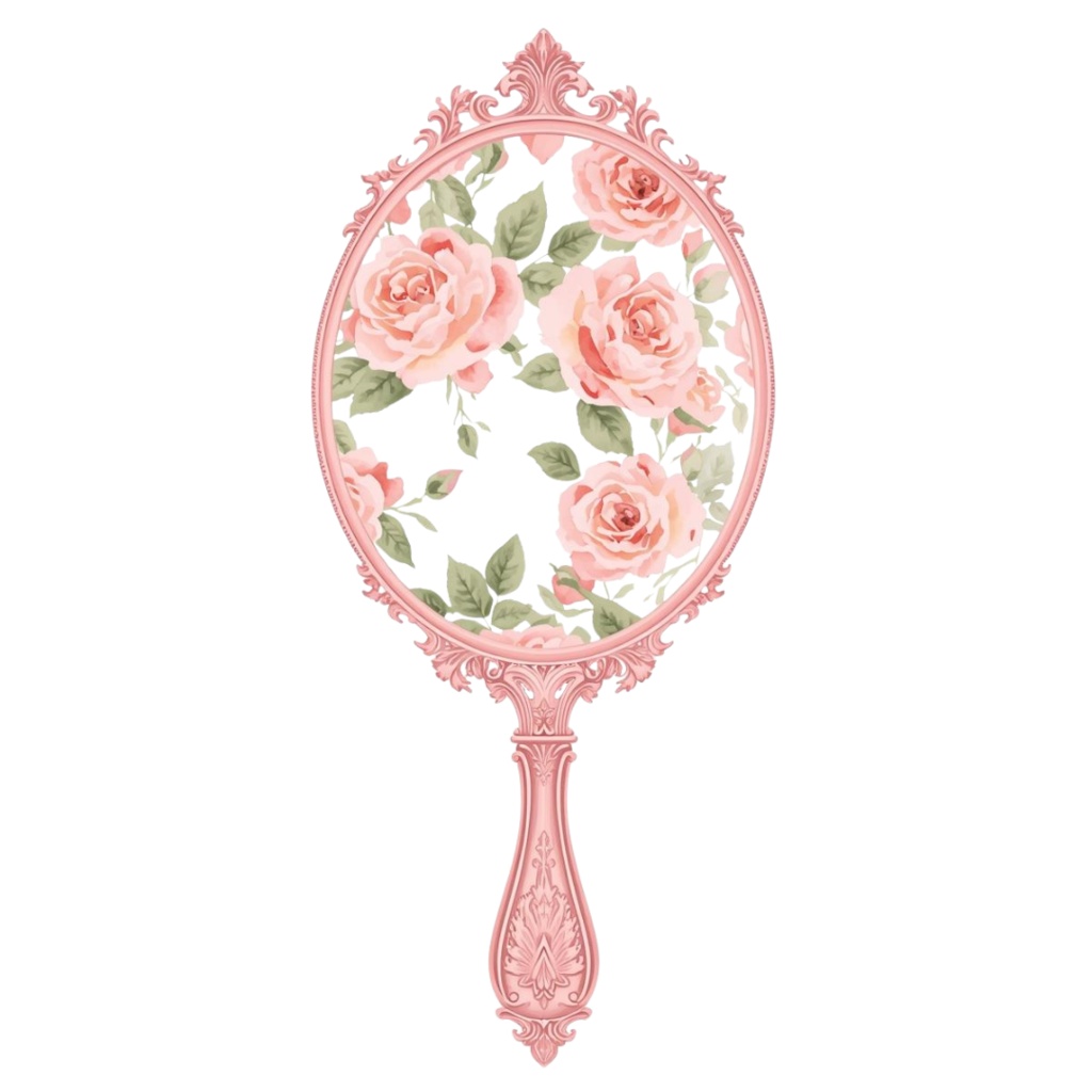 【薔薇模様コスメ】水彩アンティーク風クリップアート17点セット | PNG背景透過