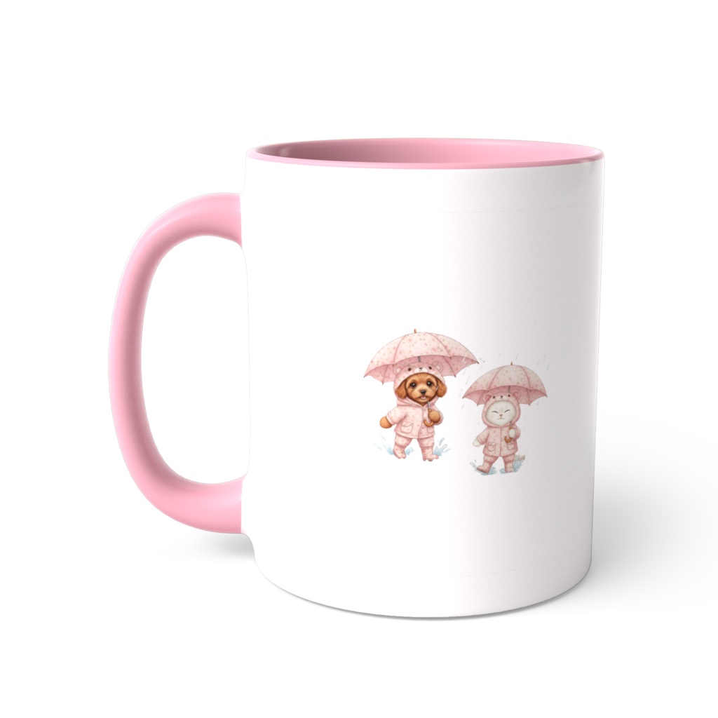 雨の日の薔薇模様のノエルとミルク