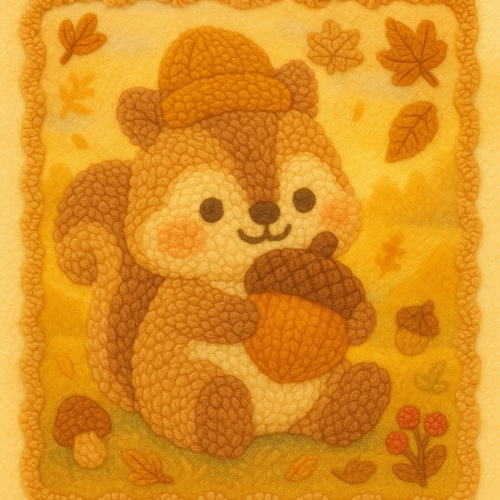 Hello Fall! Harvestリスさん🐿️