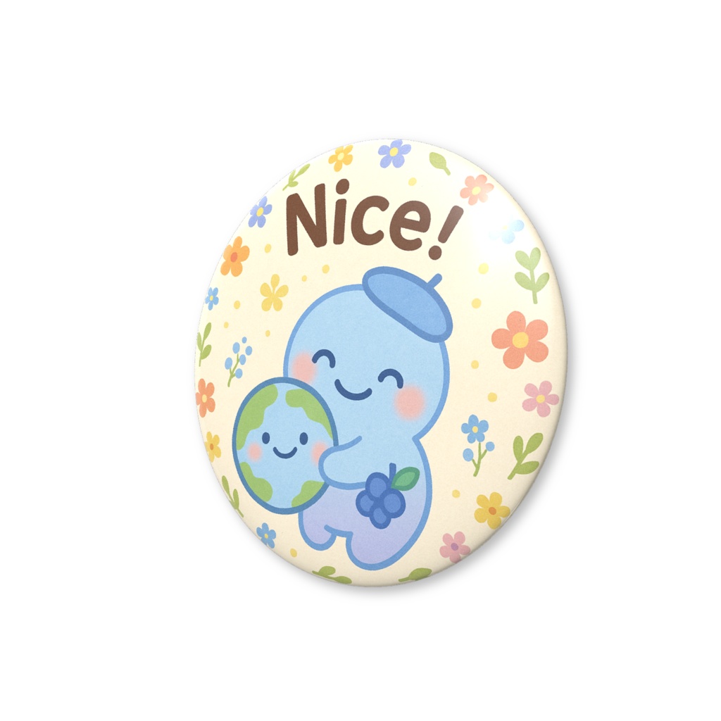 ちきゅうまるスタンプ缶バッジ♡