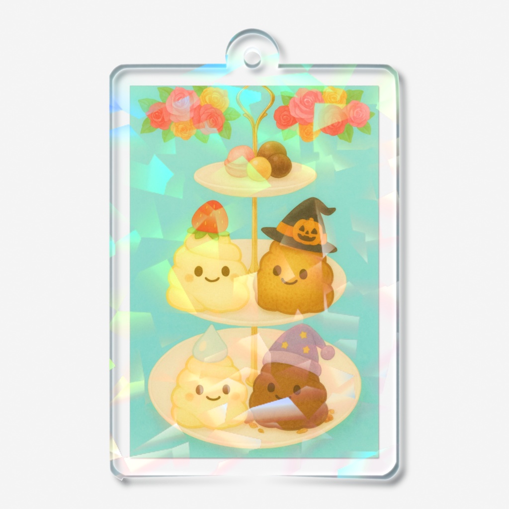 メレン・ぼんぼん♪アフタヌーンアクキー🧁