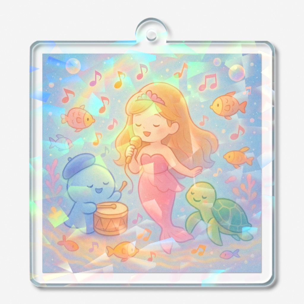 もちもち人魚🧜‍♀️「海のコンサート」🫧🩷