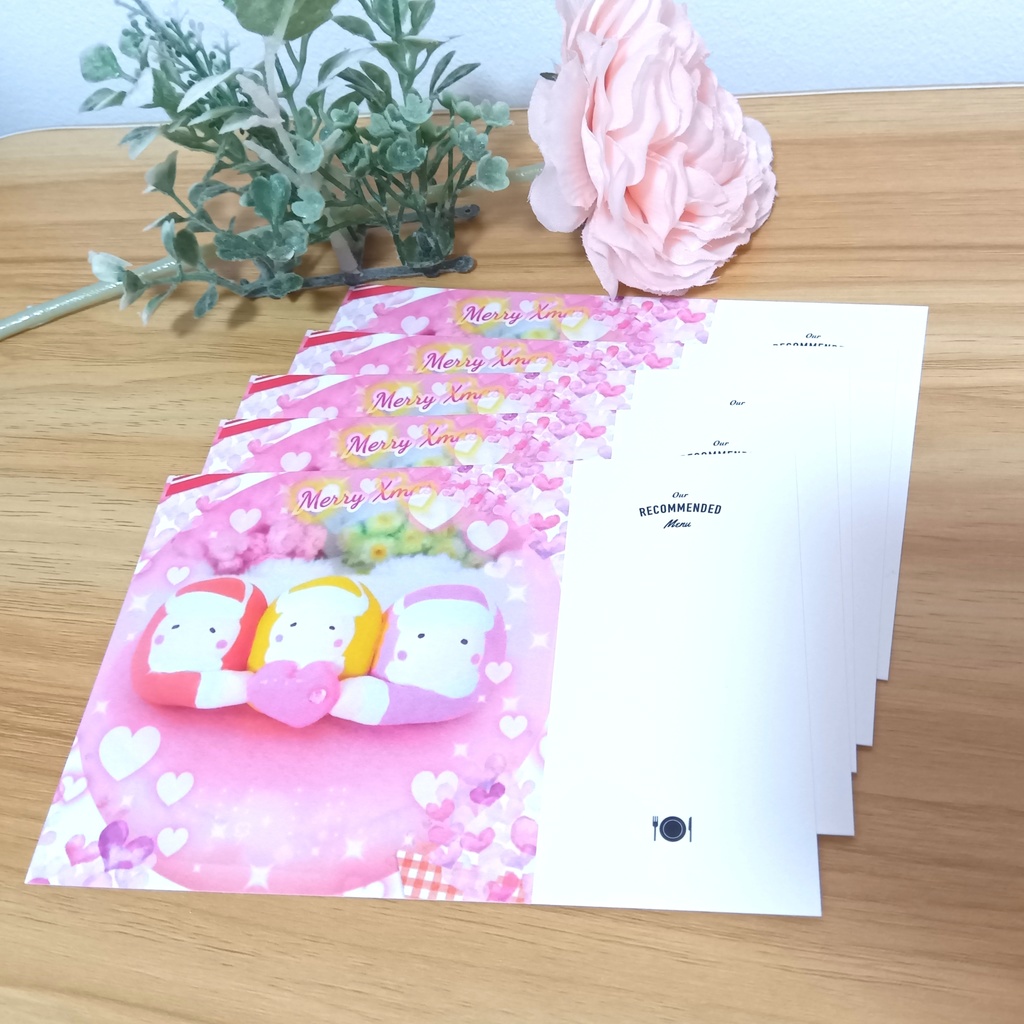 サンタまるポストカード５枚セット🎅🎄