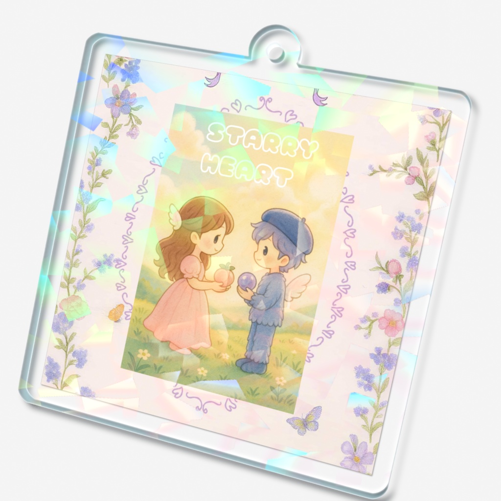 STARRY HEART ホログラムアクキー🍑🫐