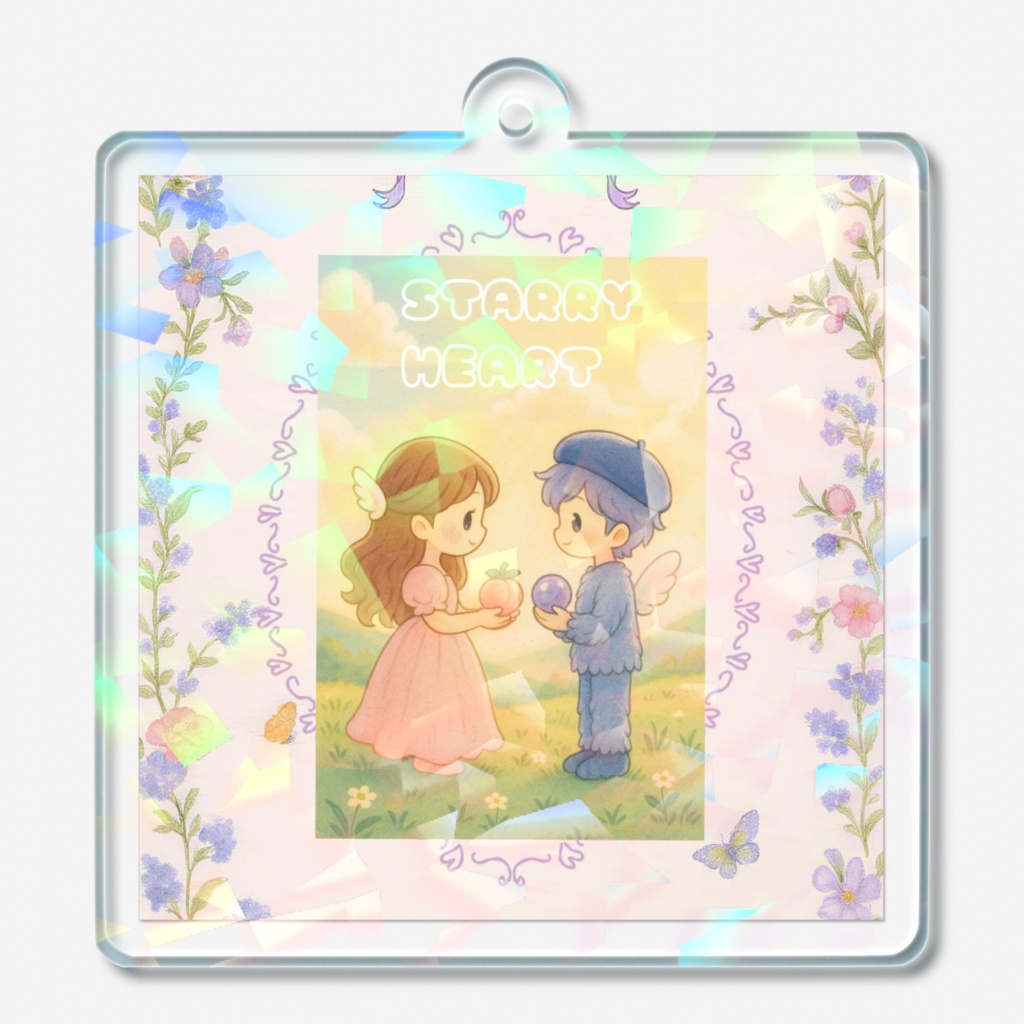 STARRY HEART ホログラムアクキー🍑🫐