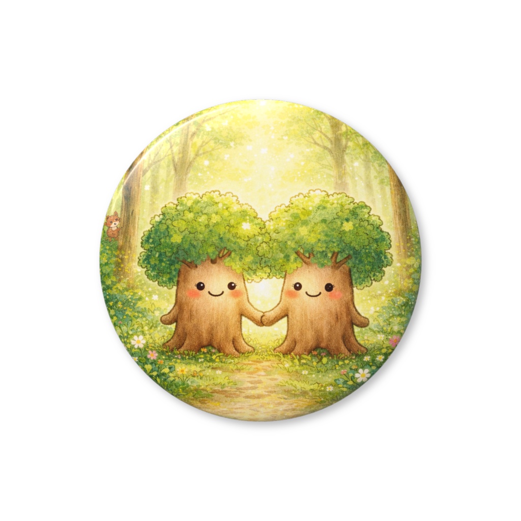 Kanji de Picnic🧺缶バッジ「林」