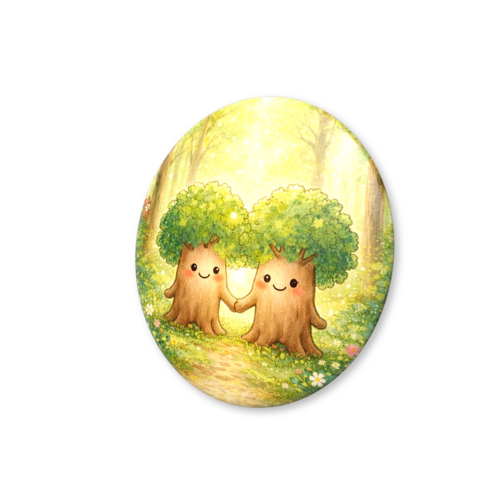 Kanji de Picnic🧺缶バッジ「林」