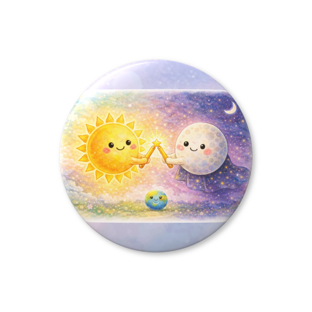 Kanji de Picnic🧺缶バッジ「明」