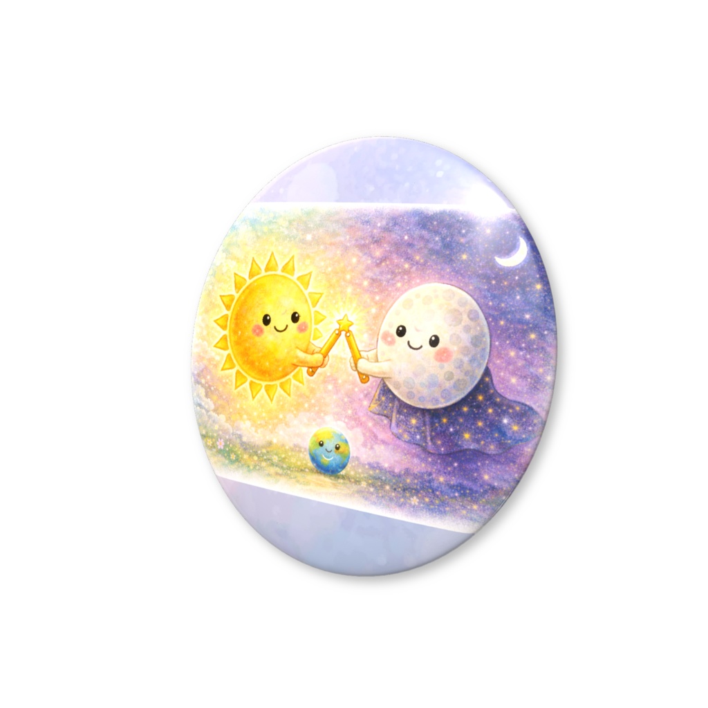 Kanji de Picnic🧺缶バッジ「明」