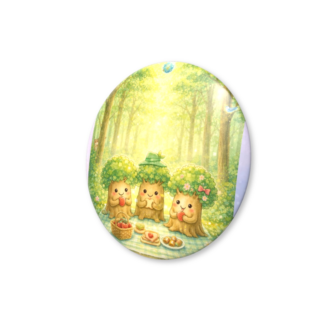 Kanji de Picnic🧺缶バッジ「森」