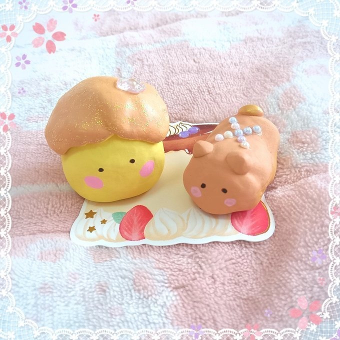 プリンちゃん🍮×クマクマ🧸
