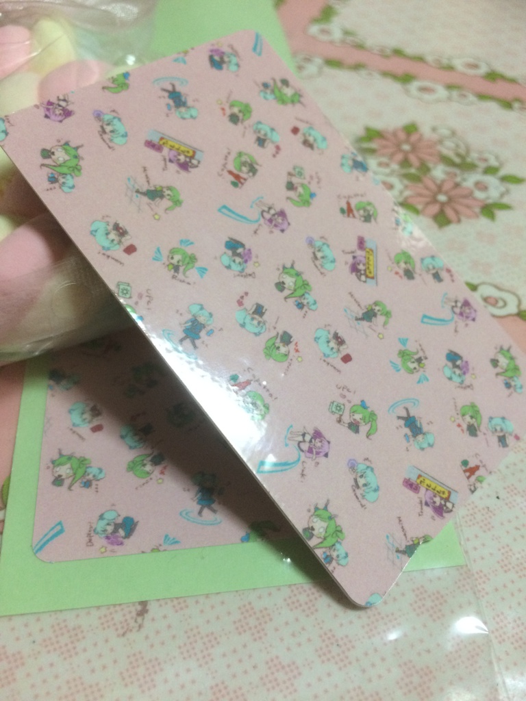 ぐりふはっく娘 ICカードステッカー(ピンク)