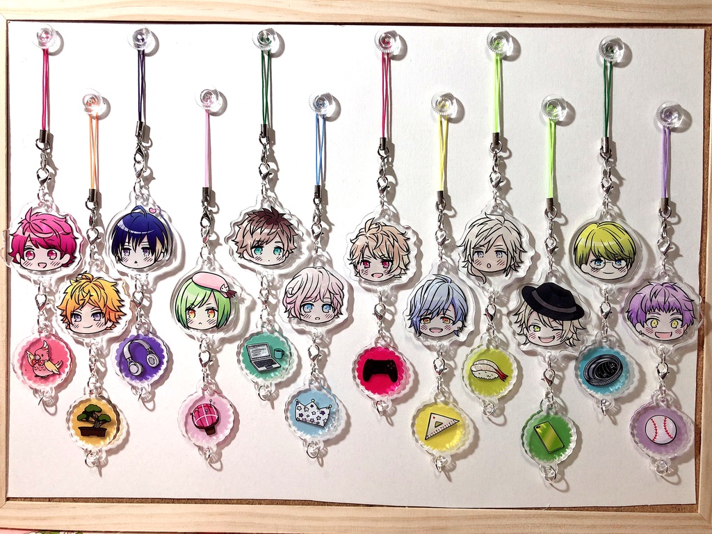 つながるチャームストラップ(25種)+おしり1種