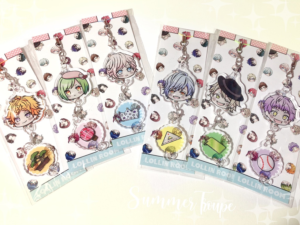 つながるチャームストラップ(25種)+おしり1種