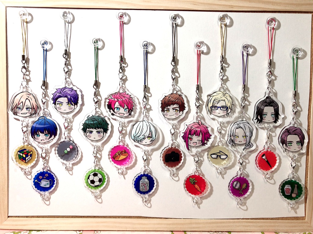 つながるチャームストラップ(25種)+おしり1種