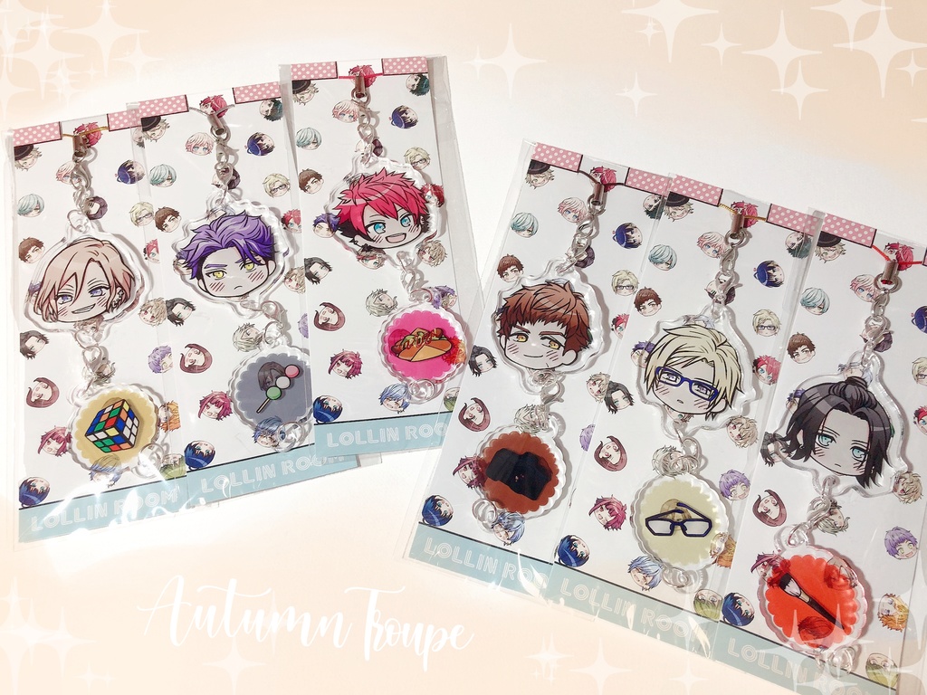 つながるチャームストラップ(25種)+おしり1種