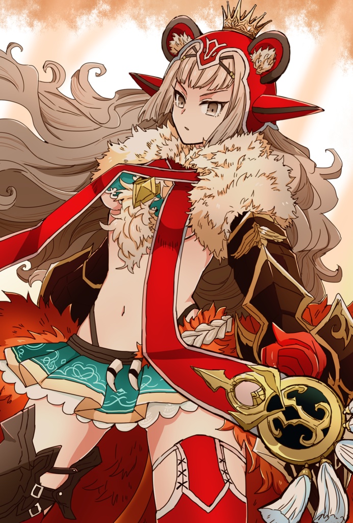 合作ポスカ:銀狼&金獅子