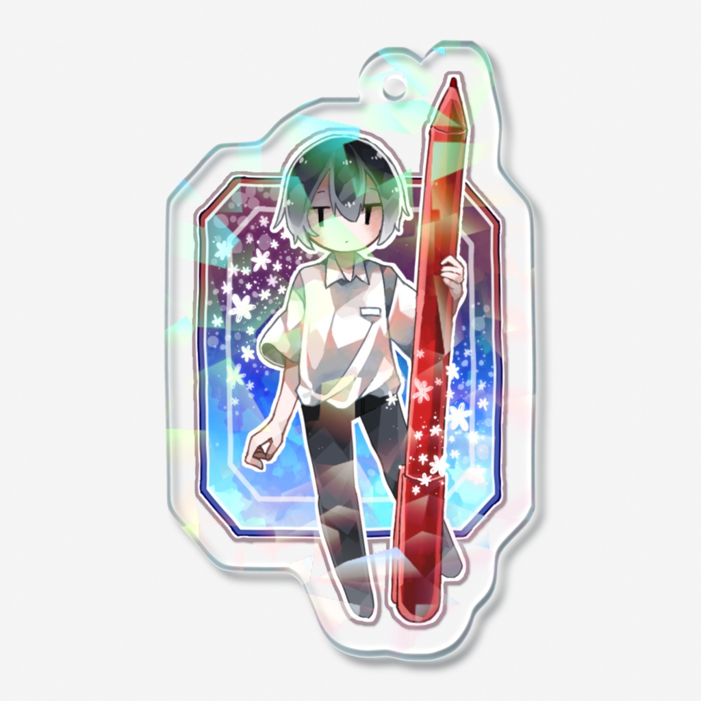 あかてんアクキー(ホログラム)