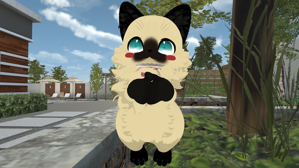 Qunyan_くぅにゃん(シャム)_テクスチャ