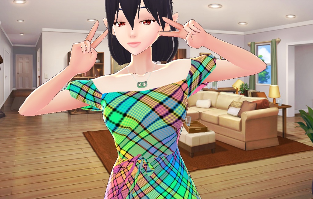 Rainbow dress