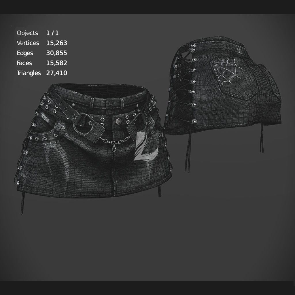 HANDCUFFED SKIRT - 森羅 - Shinra