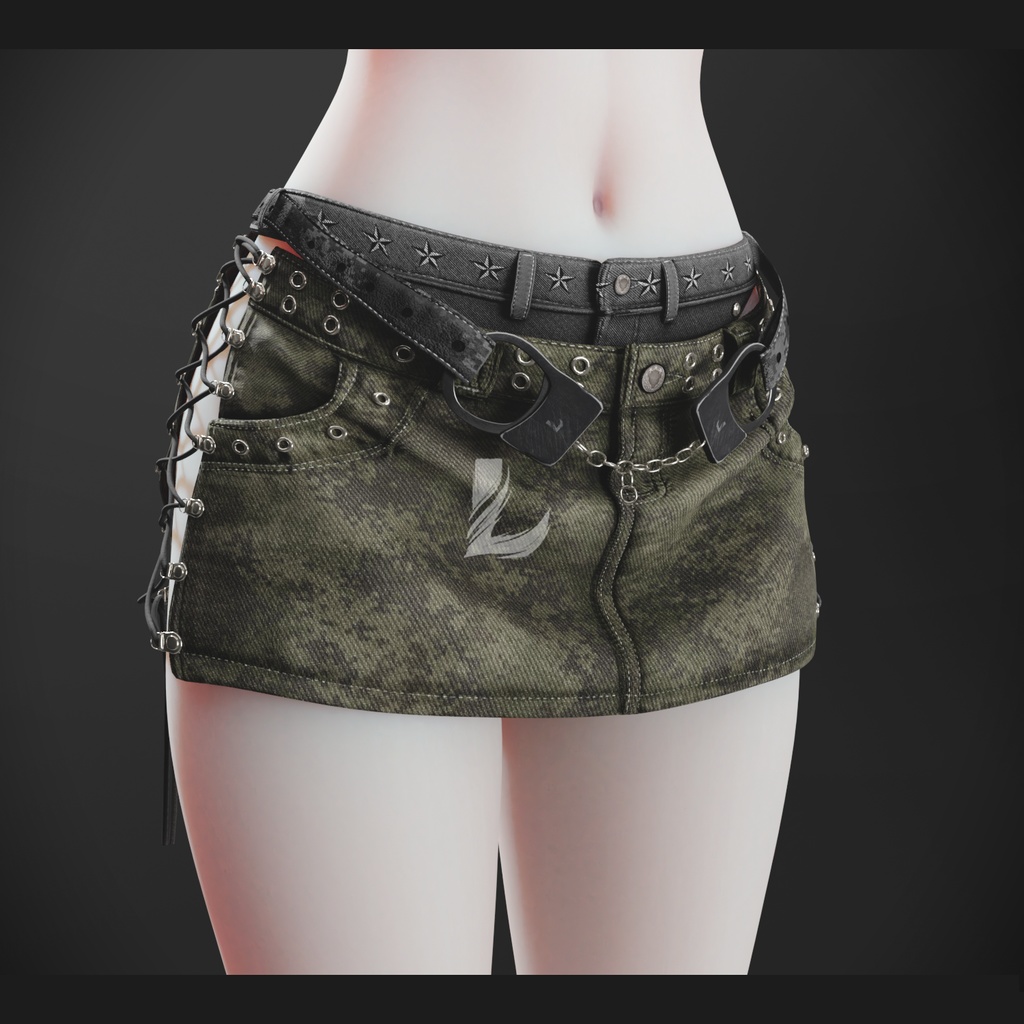 HANDCUFFED SKIRT - 森羅 - Shinra