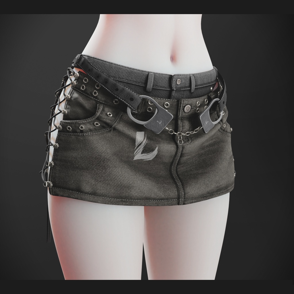 HANDCUFFED SKIRT - 森羅 - Shinra