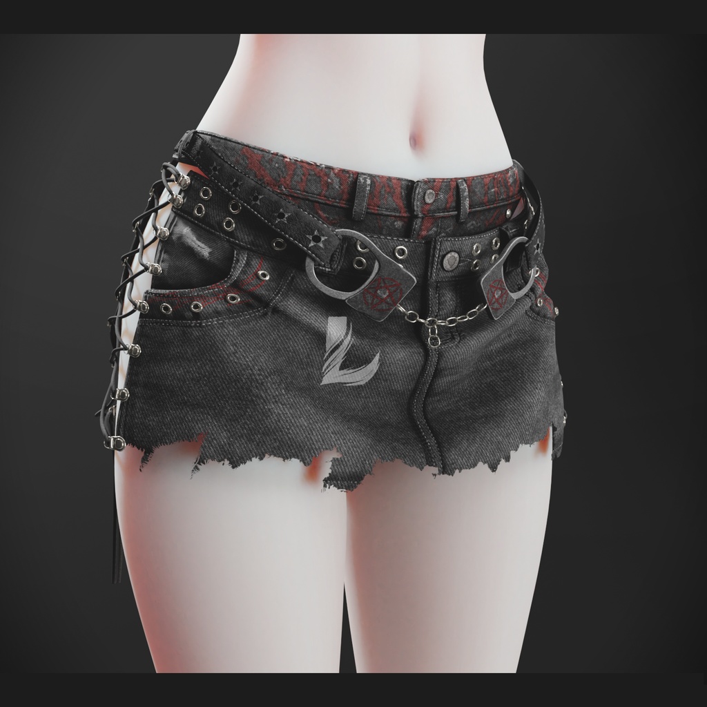 HANDCUFFED SKIRT - 森羅 - Shinra