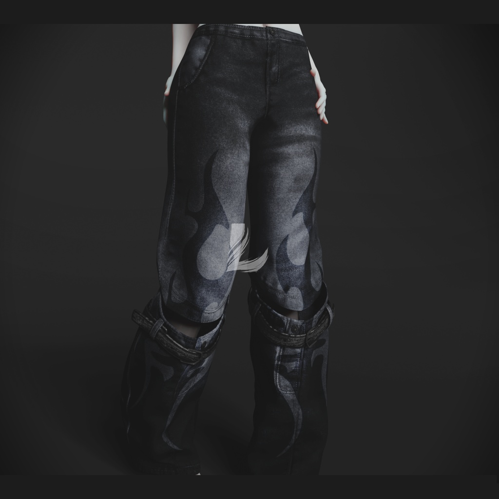 KNEE BELT PANTS 森羅 - Shinra