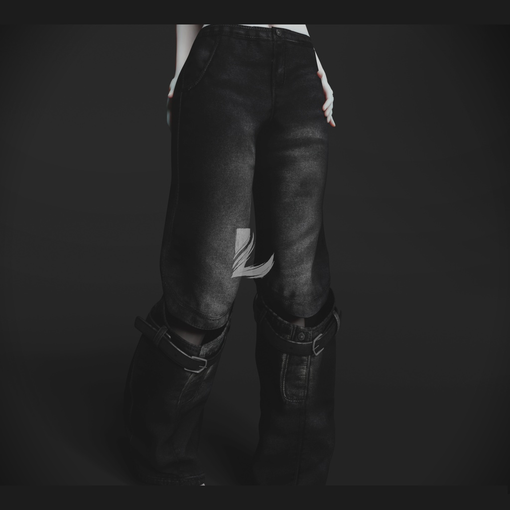 KNEE BELT PANTS 森羅 - Shinra