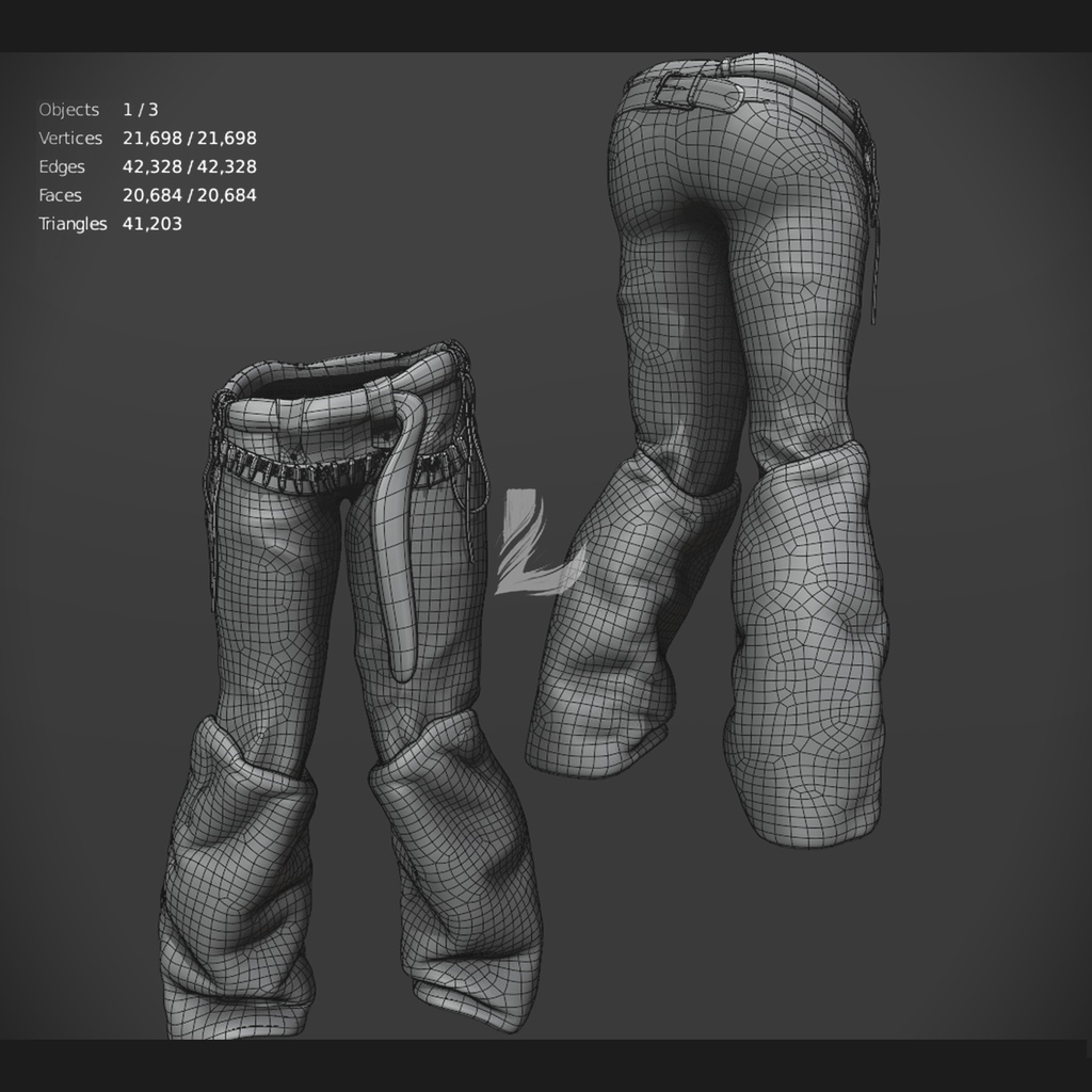 Y2K PANTS 森羅 - Shinra