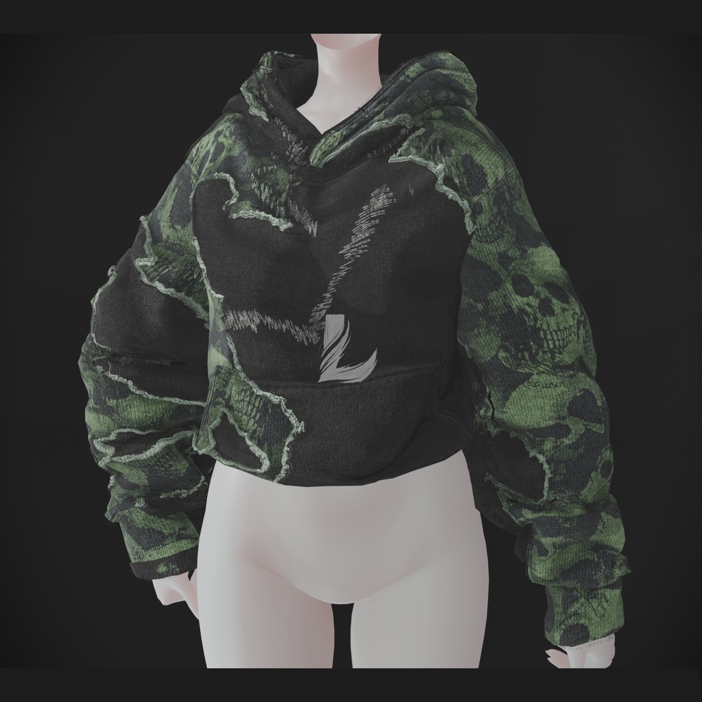 RIPPED HOODIE 森羅 - Shinra