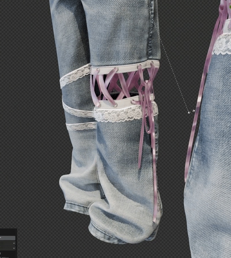 CUTE BAGGY JEANS 森羅 - Shinra