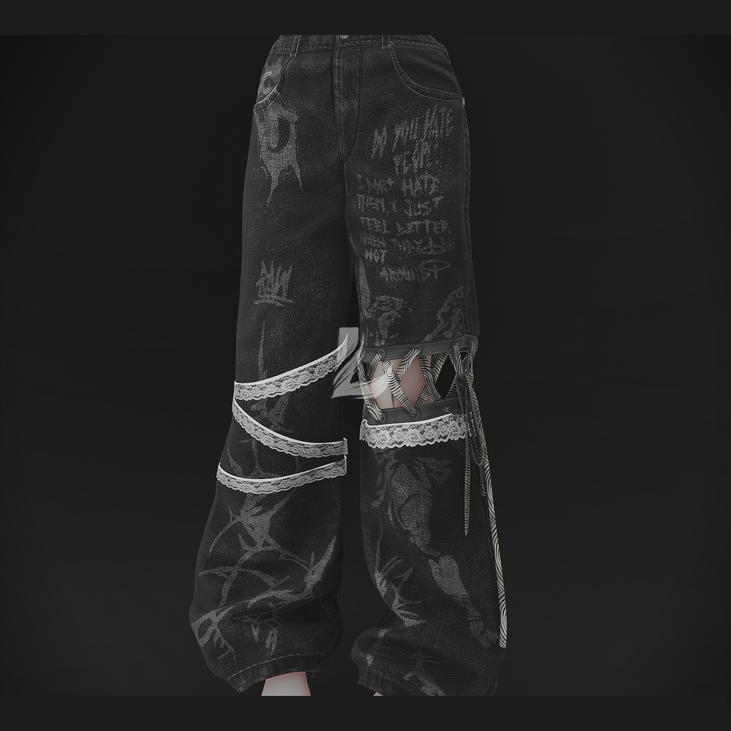 CUTE BAGGY JEANS 森羅 - Shinra